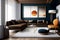 A Stylish and Chic Interior Design - Background Desktop Landscape Generated AI