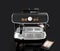 Stylish coffee machine with touch screen. 3D rendering image with clipping path.