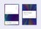 Stylish cover design template set