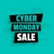 Stylish cyber monday sale template with discount offer