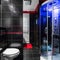 Stylish dark bathroom