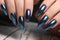 stylish design of manicure