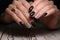 stylish design of manicure