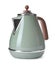 Stylish electrical kettle on white background