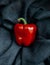 Stylish food. The red bell pepper.