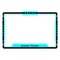 Stylish gaming frame overlay for the live streamer. Gamer overlay for live streamers. Light blue color stylish live gaming overlay