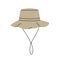 Stylish hat. Fashion casual panama, hipster summer headgear isolated on white background. Vector cartoon illustration