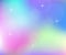 Stylish holographic backdrop with gradient mesh. Magic background with stars.