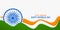 Stylish indian republic day creative flag banner