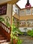 Stylish internal patio, wooden balconies, plants, la Orotava, Tenerife