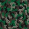 Stylish knitted military camo. Green wool camouflage pattern . Seamless texture. Design for fabric printing. Vector background