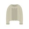 Stylish knitted sweater. Fashionable knitwear item, casual wool pullover, comfortable winter clothing. Cartoon knitwear