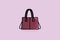 Stylish Ladies Handbag for Fashion vector illustration. Beauty fashion objects icon concept. Elegant ladies bright leather bag,