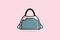 Stylish Leather Bags, Trendy Casual Style Handbags vector illustration. Beauty fashion objects icon concept. Female colorful