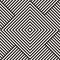 Stylish Lines Maze Lattice. Ethnic Monochrome Texture. Abstract Geometric Background. Vector Seamless Black and White