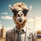 Stylish Llama In A Suit: Solarized, Corporate Punk, And Distinctive Characters