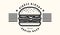 Stylish logo for a burger, generative AI.