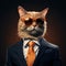 Stylish Manx Cat In Sunglasses: Photorealistic 3d Rendering