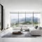 Stylish and Modern Grey Mockup for Minimalist Living Room Interior Design