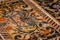 Stylish mosaic floor, natural materials
