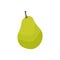 Stylish Pear Isolated On White Background