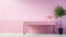 stylish pink desk