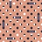 Stylish Polka-Dot seamless vector pattern. Elegant semi-regular vibrant geometric pattern with tiled circles