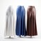 Stylish Rendered Leather Skirts In Various Colors - Minimalist Sculptor Collection