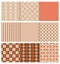 Stylish seamless patterns