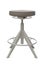 Stylish stool on white background. Interior element