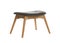 Stylish stool on white. Interior element