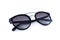 Stylish sunglasses on background. Summer accessory