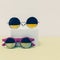 Stylish Sunglasses Steampunk. right Geometry Fashion