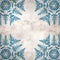 Stylish textured old paper background with kaleidoscope snowflake