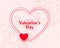 stylish valentines day wishes card background