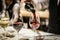 Stylish wine glass image of