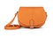 Stylish youth orange leather bag