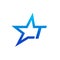 Stylist Illustration Initial T Blue Star Logo