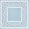 Stylization floral frame