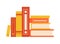 Stylized Book Pile Collection Vector Illustration