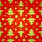 Stylized christmas tree decorative seamless pattern