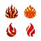 Stylized flame