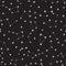 Stylized night sky seamless pattern.