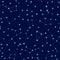 Stylized night sky seamless pattern.