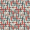 Stylized overlapping pipelines background. Seamless pattern with maze, labyrinth motif. Contemporary wicker ornament