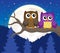 Stylized owls on branch theme image 6