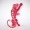 Stylized Red Tiger