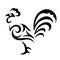 Stylized rooster