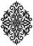 Stylized symmetry Victorian Gothic ornament