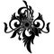 Stylized victorian gothic ornament